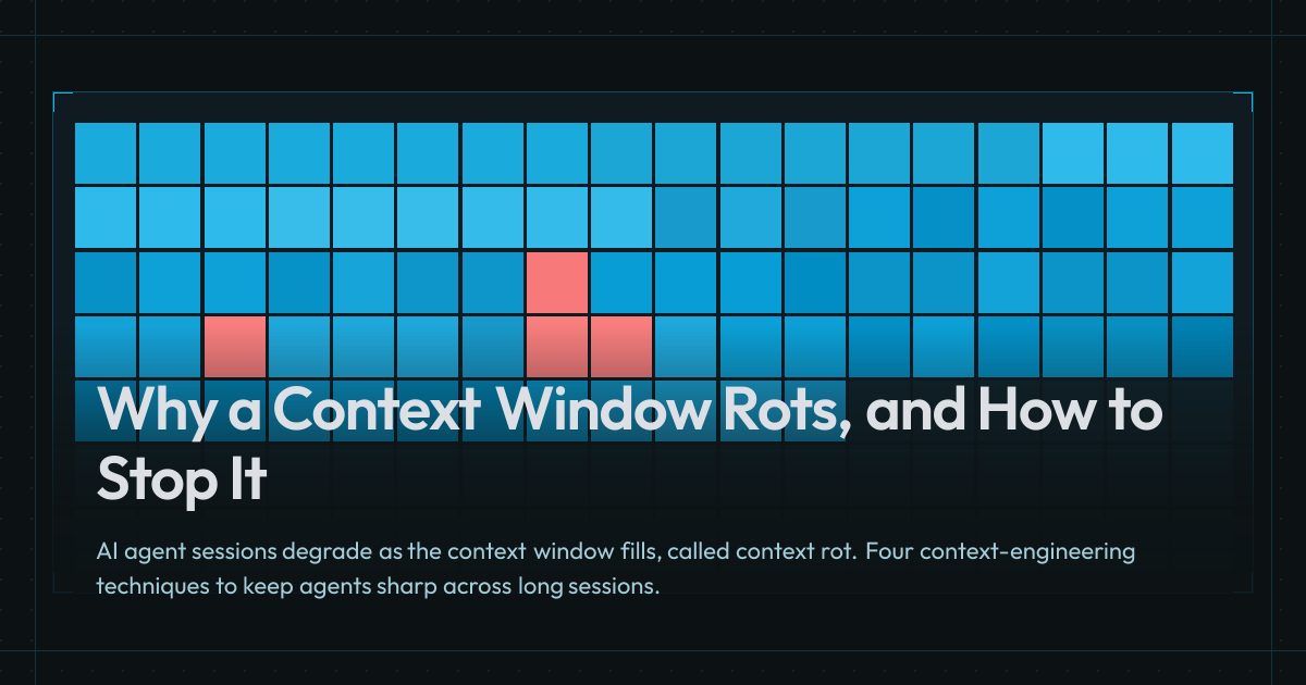 Why a Context Window Rots, and How to Stop It